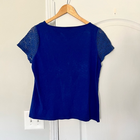 Talbots | blue blouse - LP - Picture 2 of 5